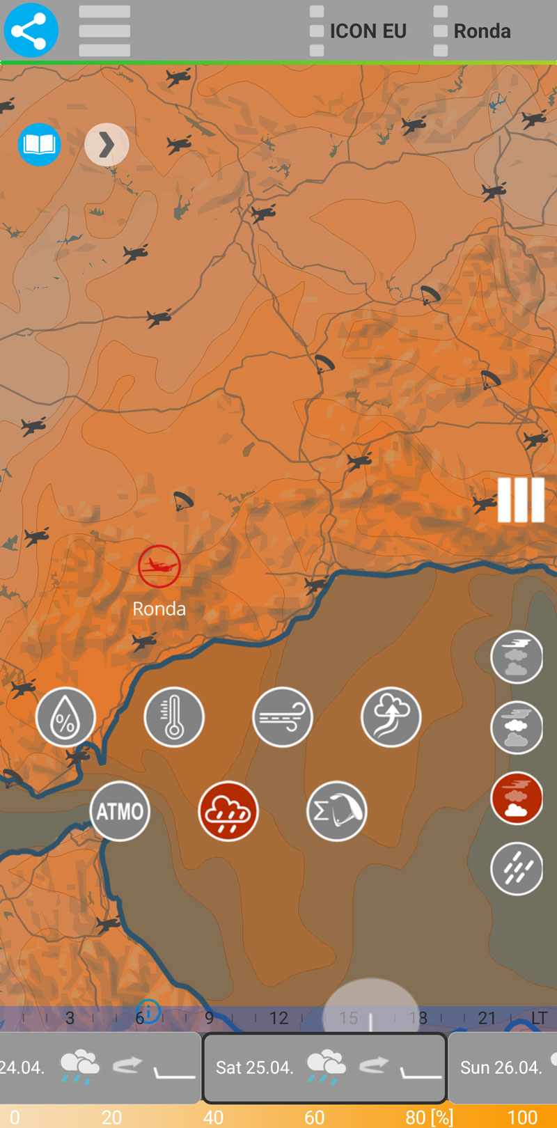 Cloud low map
