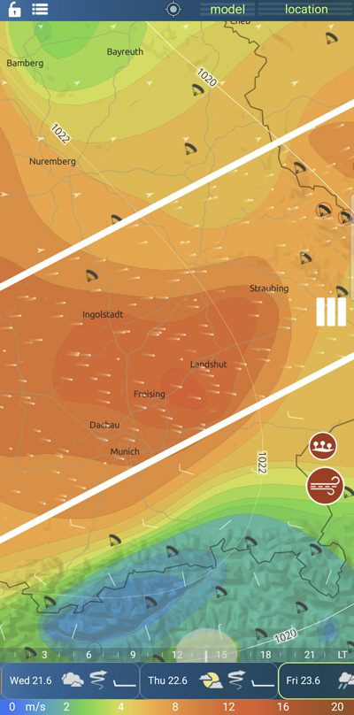 Wind map mix